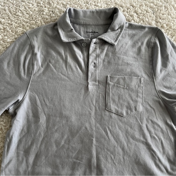 Goodfellow & Co Gray Polo Shirt Classic Knit - Picture 1 of 4